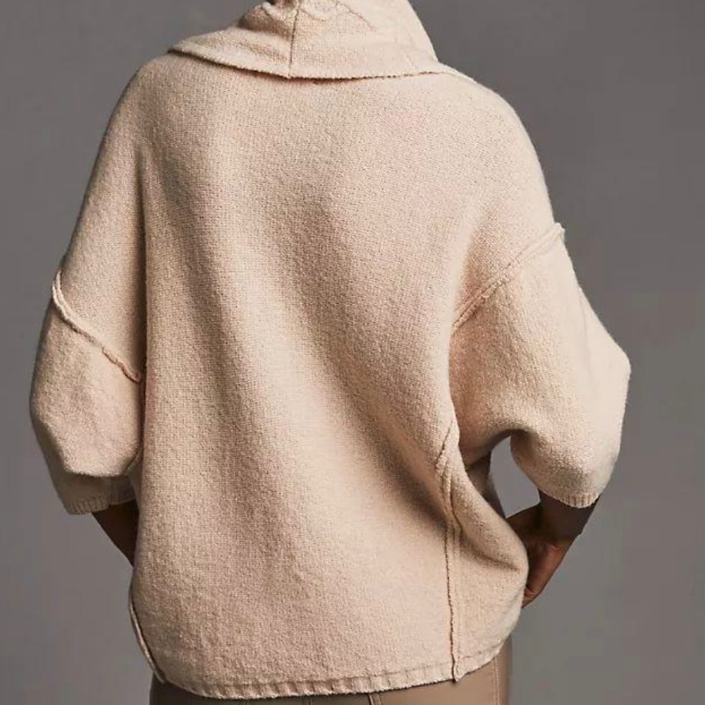 Anthropologie oversized cowl neck sweater - Picture 3 of 5